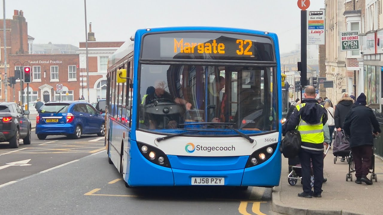 Onboard Stagecoach Bus 36064 (AJ58 PZY) | ADL Enviro200 | Route 32
