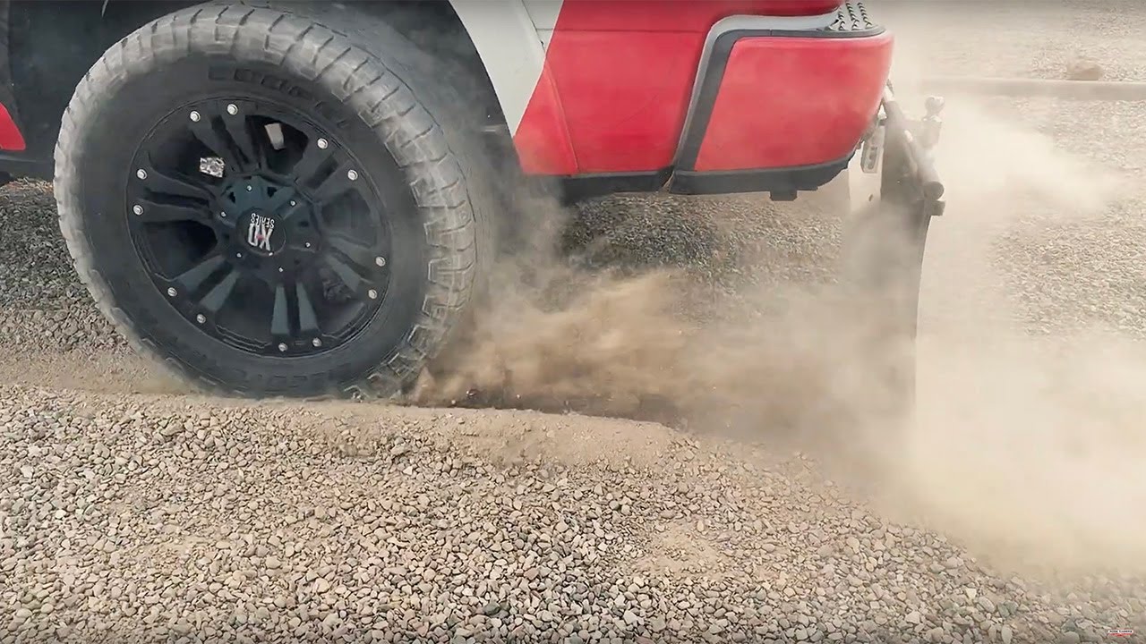 The Rock Tamers Mudflap System IN ACTION!