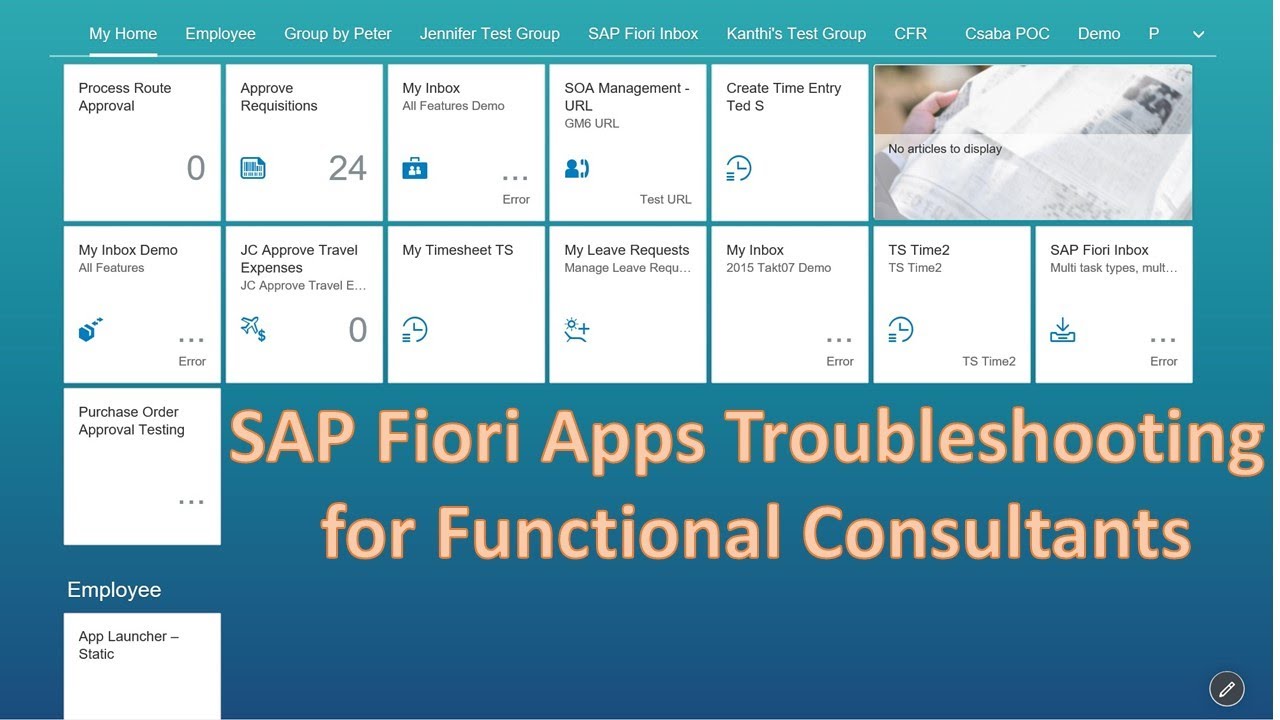Устранение неполадок в приложениях SAP Fiori для функциональных консультантов: исправьте распрост...