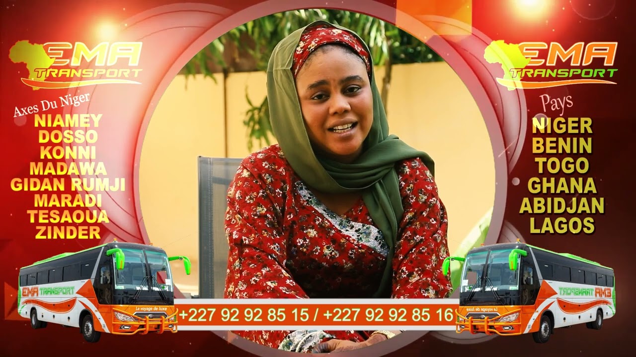 Aisha Najamu da tazo Niger ta yabi EMA Transport Voyageur HD full