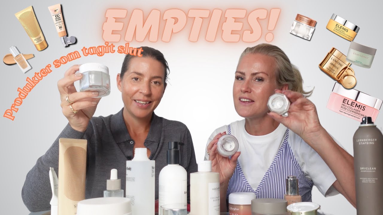 Empties! Produkter vi precis tagit slut på