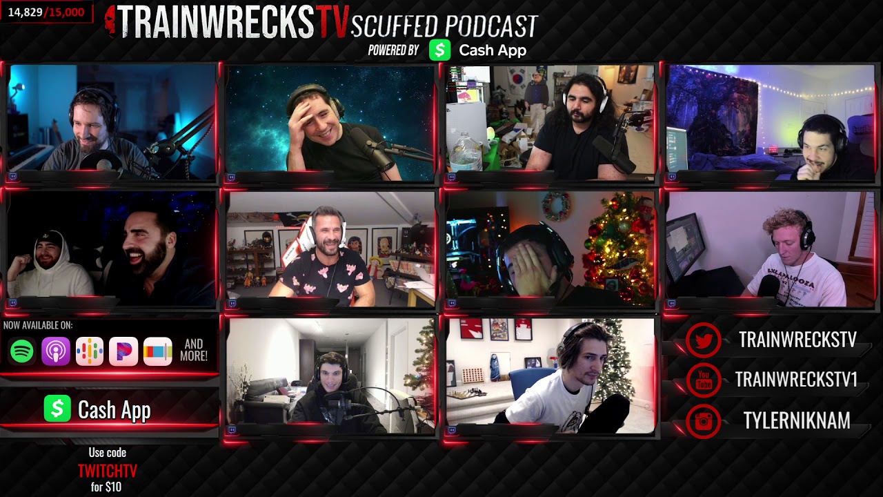 Trainwreckstv Hosts Scuffedpod #118 ft. xqc , Nickmercs, , Tfue, Greekgodx and more (FULL VOD)