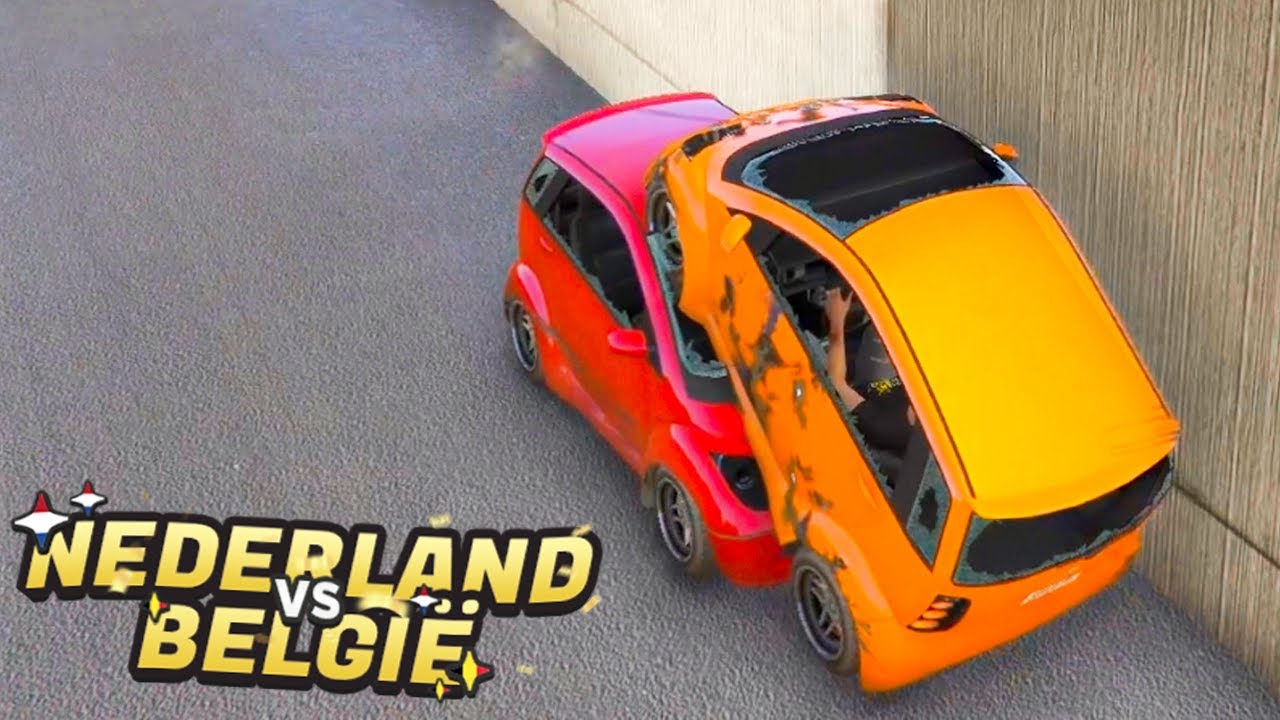 EXPRESS VERKEERD RIJDEN! // België vs Nederland #3 (GTA V Online Races)