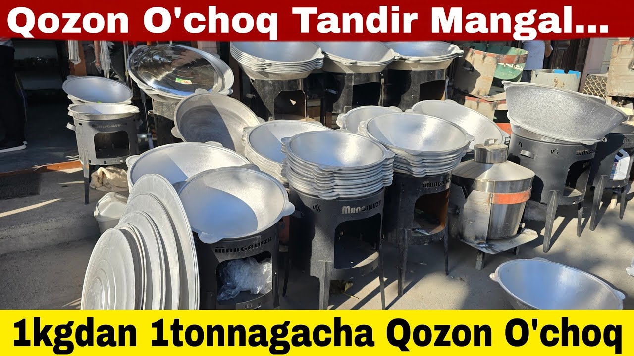 Arzon Joyidan Qozon O'choq Tandir Mangal Narxlari 