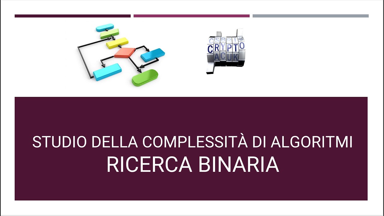 Algoritmo di ricerca binaria - Codice e complessit&agrave;