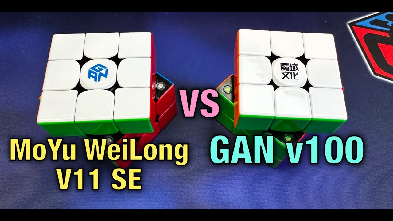 Gan v100 против MoYu WeiLong v11 SE - Сравнение
