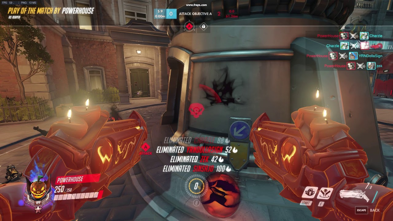 Overwatch - Reaper - Sextuple Kill