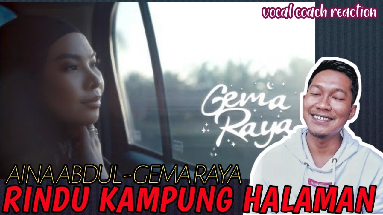 VOCAL COACH INDO REACTION : AINA ABDUL - GEMA RAYA | OFFICIAL MUSIC VIDEO | KARYA CERDAS