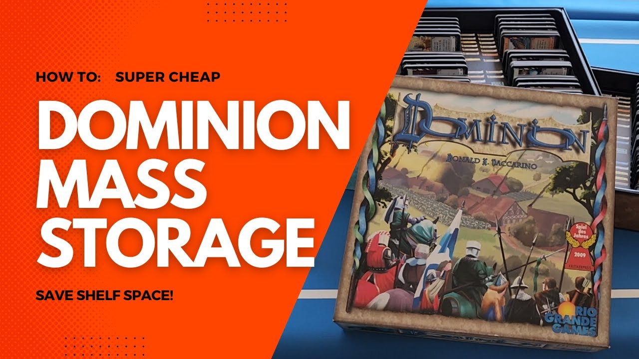 How To: Super Cheap Dominion Card Mass Storage