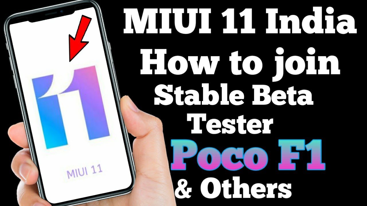 Poco F1 MIUI 11 Stable Beta Tester Join Now for Latest MIUI 11 Updates