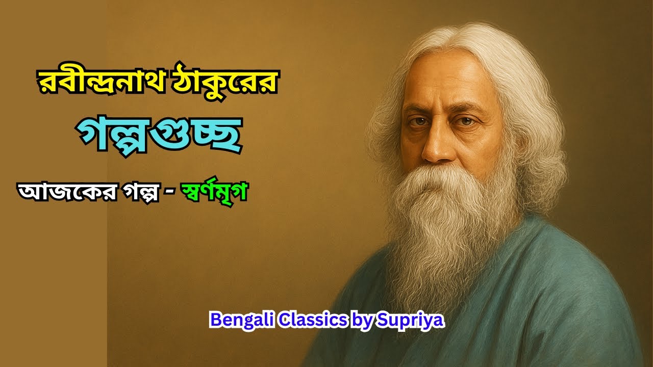 রবীন্দ্রনাথ ঠাকুরের - গল্পগুচ্ছ | আজকের গল্প - স্বর্ণমৃগ  | Bengali Classics by Supriya
