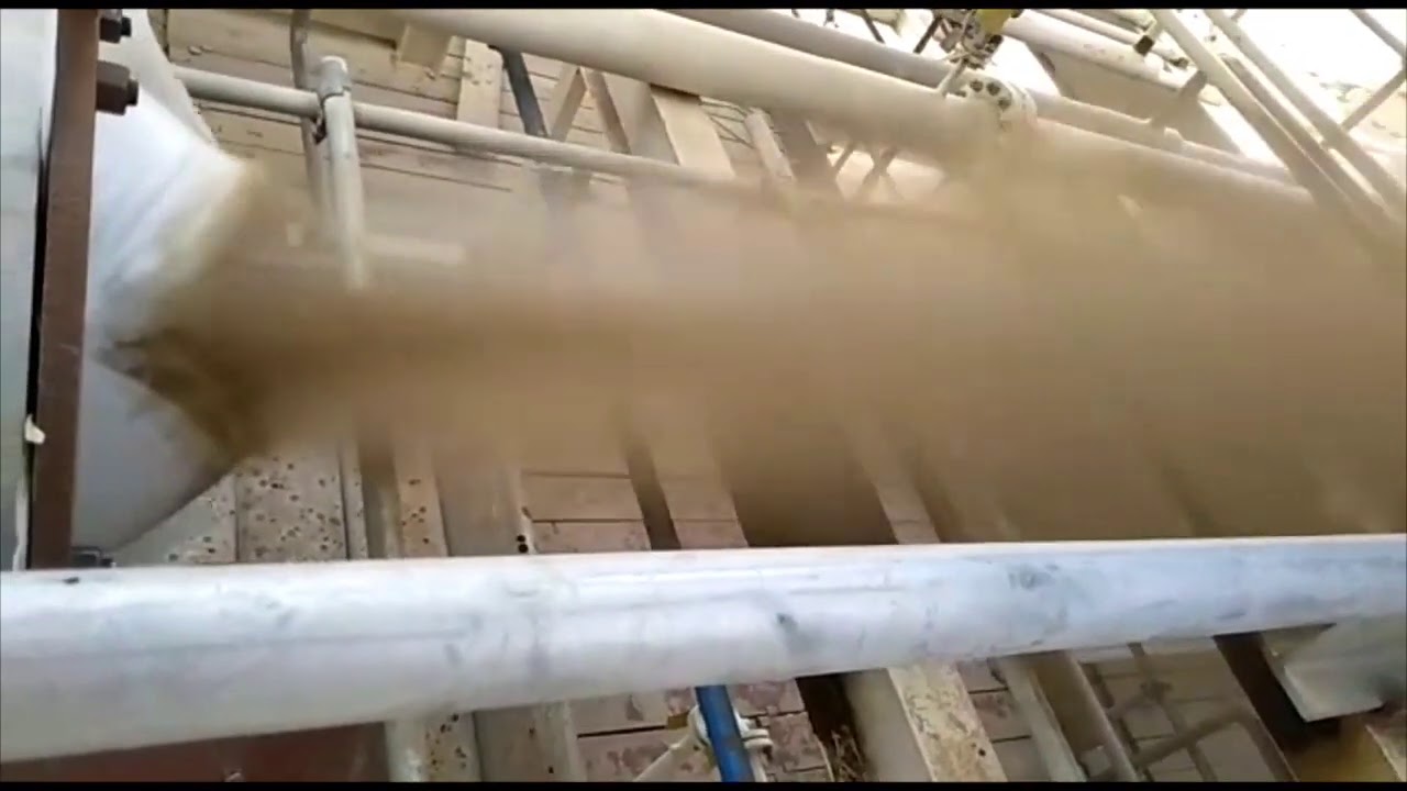 Cleaning piping by Air Blowing (Blasting)