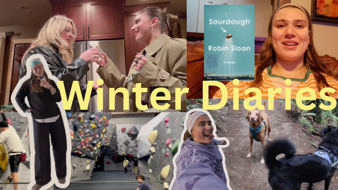 Winter Diaries: Rock climbing, 2025 book reviews, and girls night! | Vlog 12