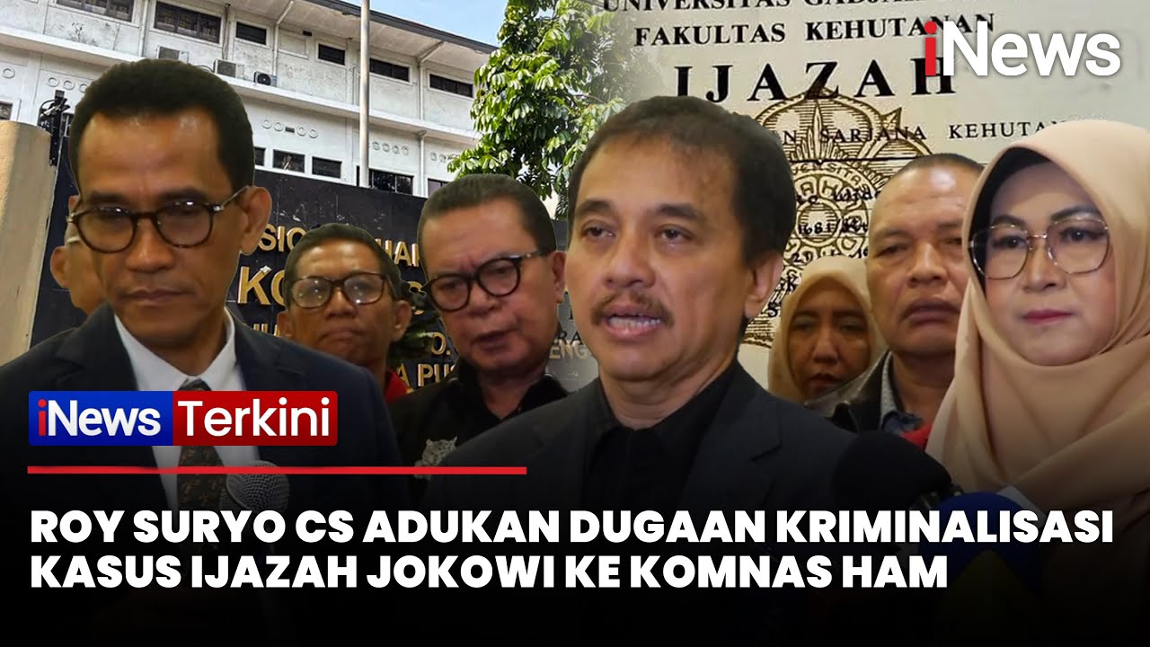 [FULL] Roy Suryo Cs ke Komnas HAM Laporkan Dugaan Kriminalisasi Kasus Ijazah Jokowi