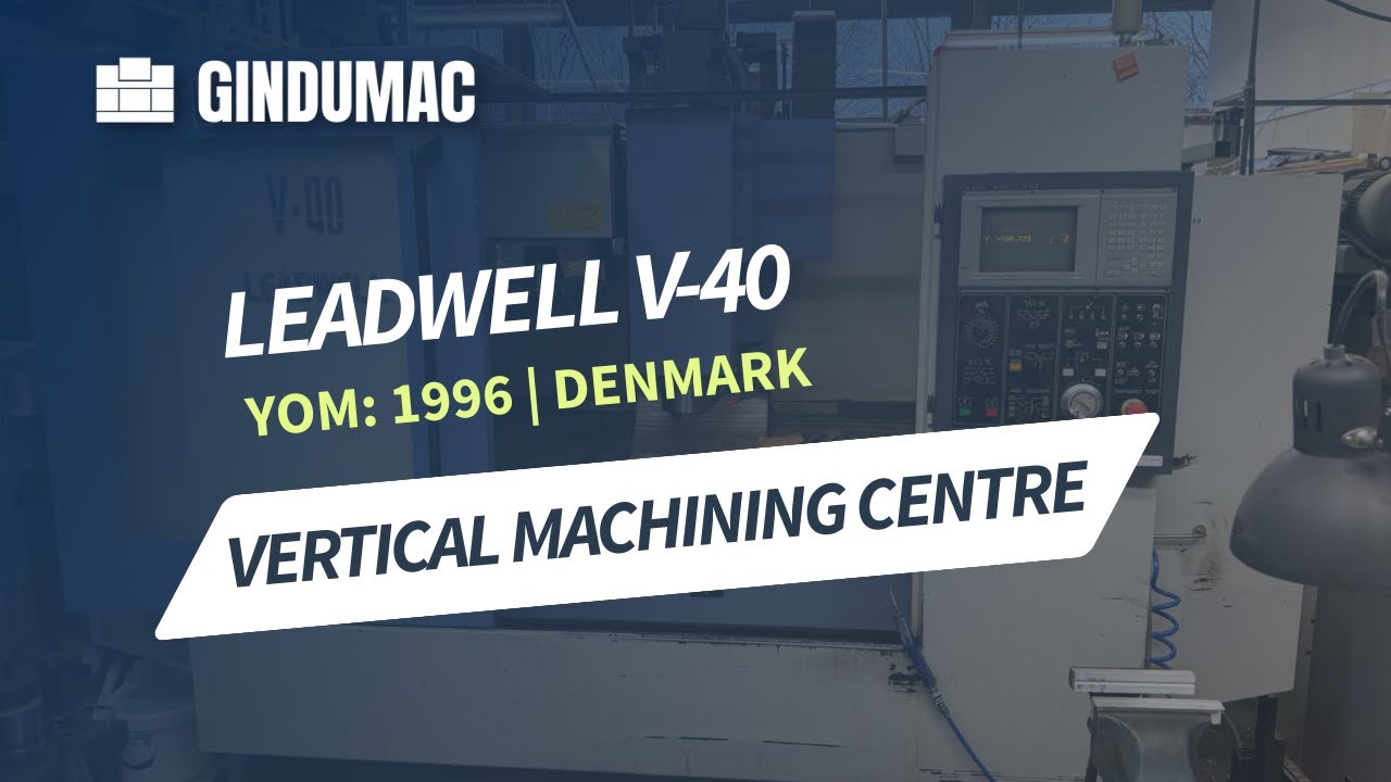 ➤ Used Leadwell V-40 For Sale | gindumac.com