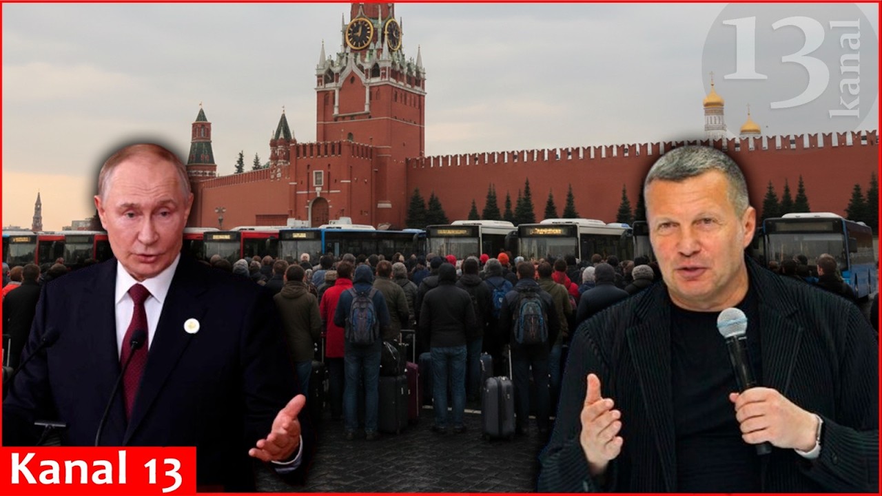 Молот кремлевской пропаганды Соловьев против режима Путина; «Даже Москва сегодня пустеет».