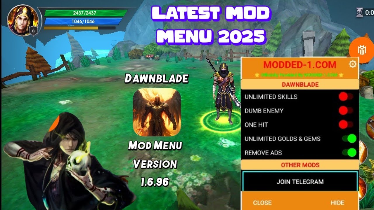 Dawnblade New Mod Menu  v1.6.96