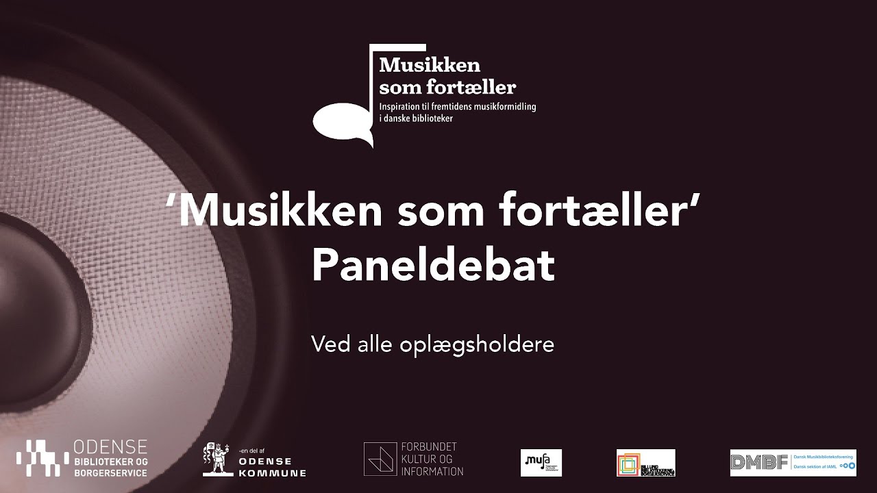 Paneldebat til konferencen 'Musikken som fort&aelig;ller'