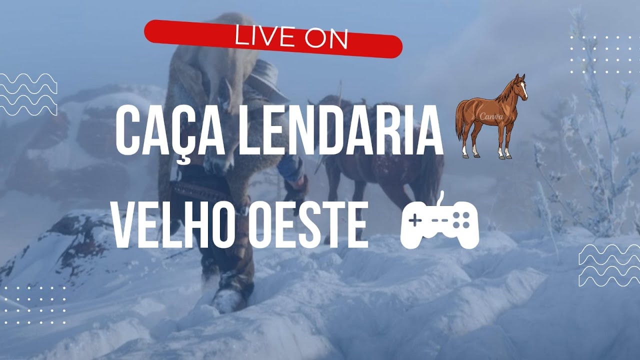 Caça Lendária no velho oeste: Gameplay de RDR2 AO VIVO
