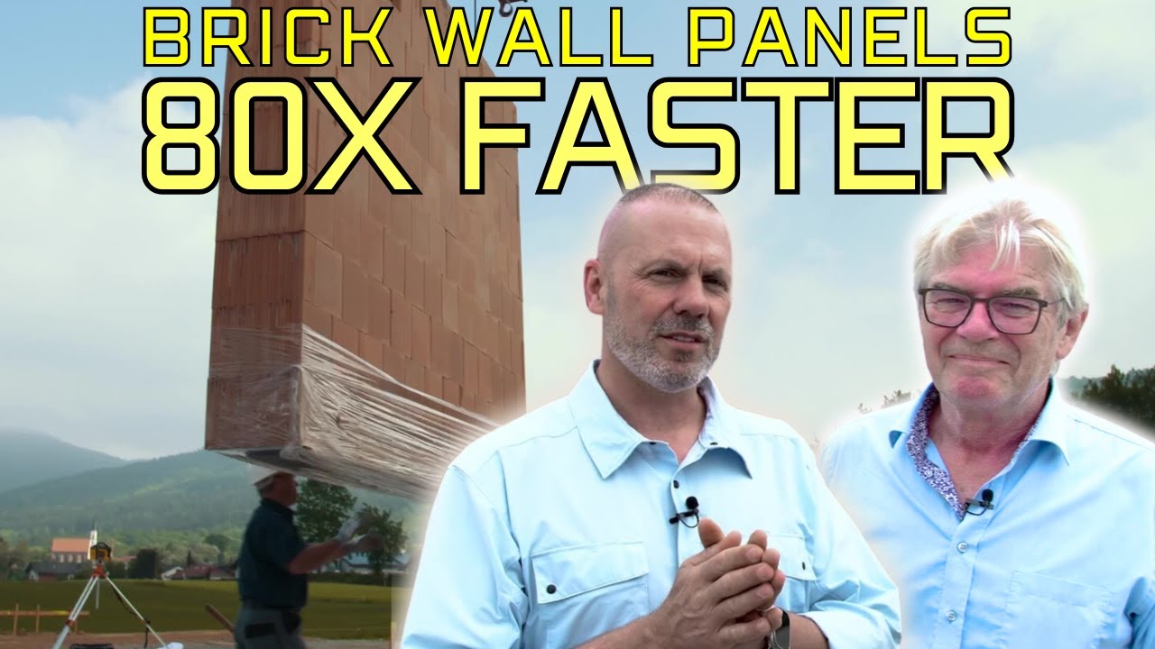 Redbloc Brick Panel Wall System Installed 80x FASTER Than Traditional Masonry | Jobsite Tour