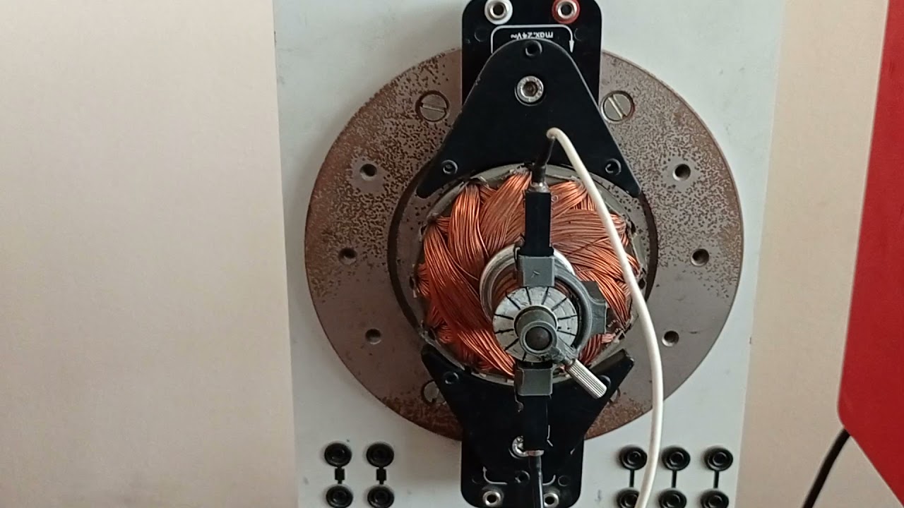 توصيل عملى لمحرك تيار مستمر (Shunt)DC Motor Shunt Connection
