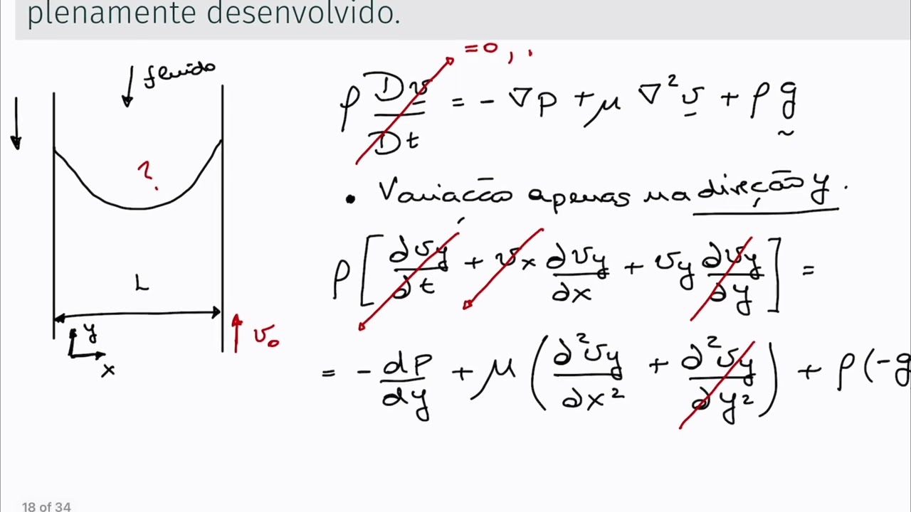 M05 E05 - Exemplo do escoamento entre placas verticais