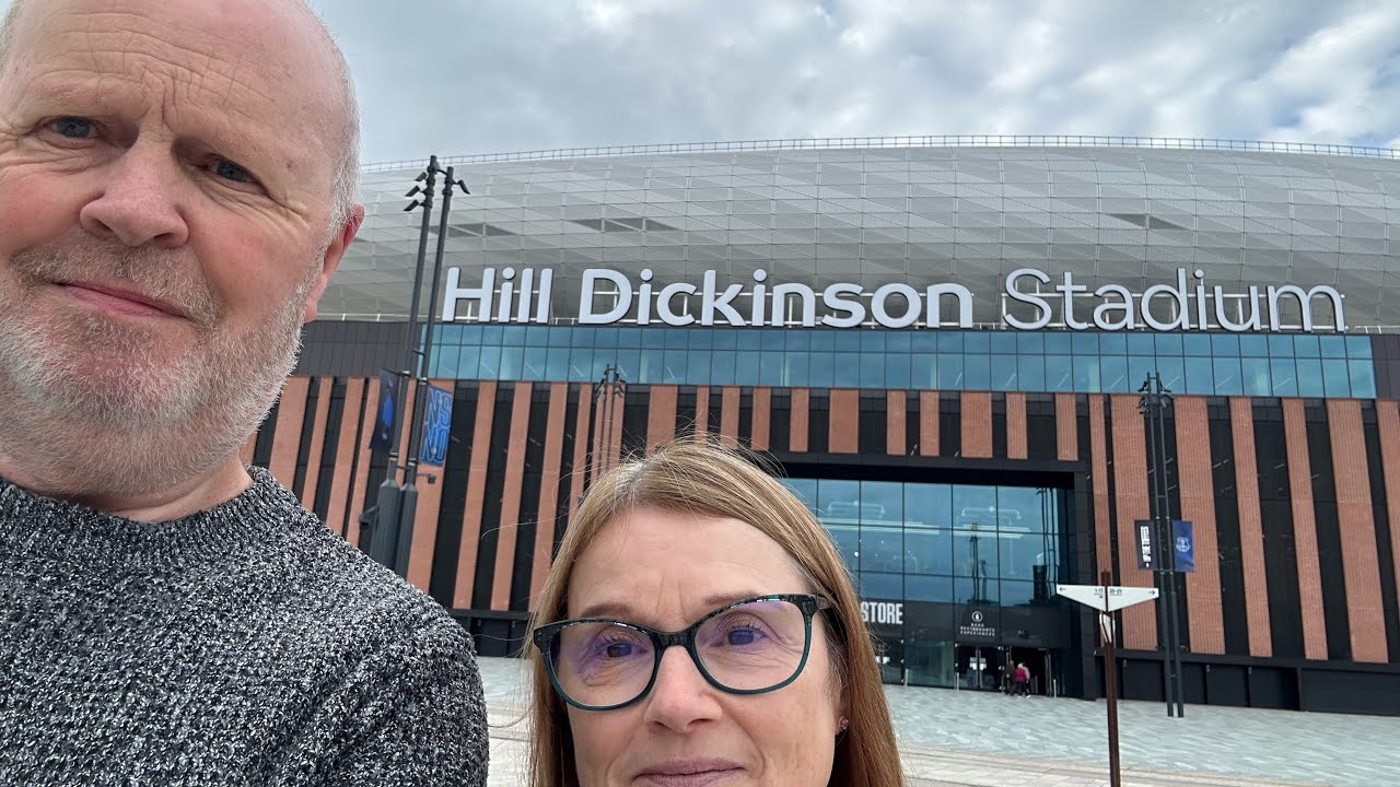 Walk round Everton new stadium 