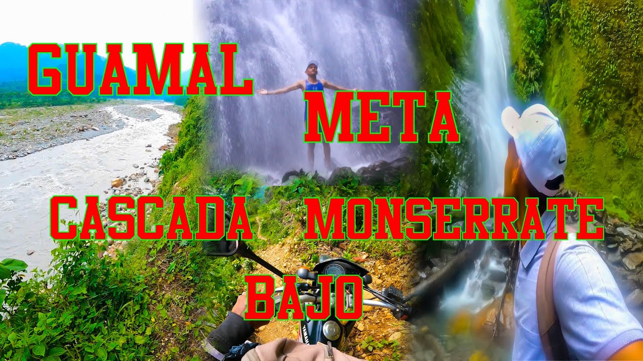 CASCADA MONSERRATE BAJO - GUAMAL META 🏞️(Experiencia Completa Mira Como Llegar a Este Lugar)🏞️🏍️