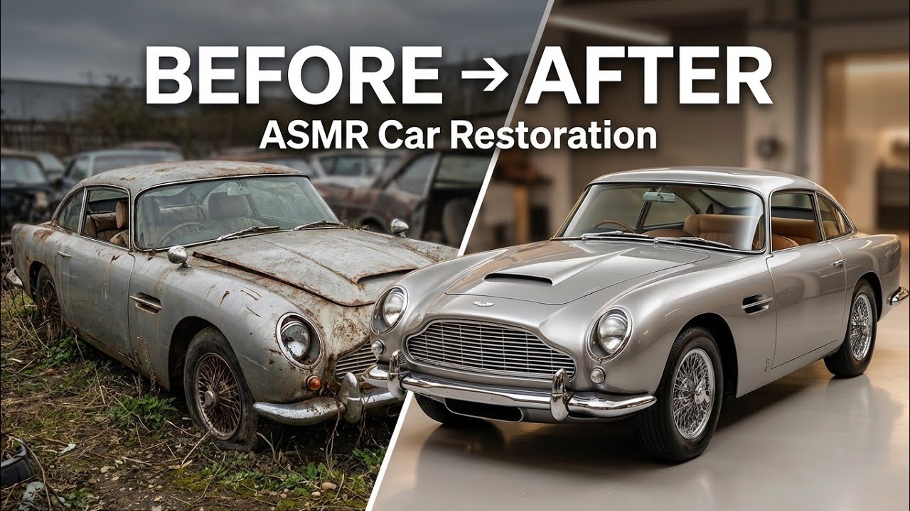 1964 Aston Martin DB5 Restoration ASMR | Junkyard to 007 Classic