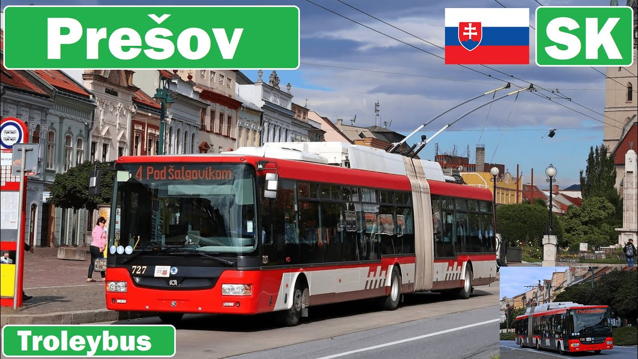 🇸🇰 PREŠOV TROLLEYBUS 2021 | Trolejbusy v Prešove