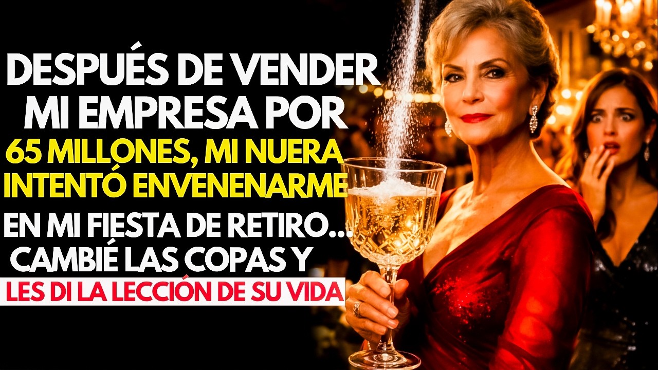 Brindé por mi retiro… y descubrí la trampa en mi copa
