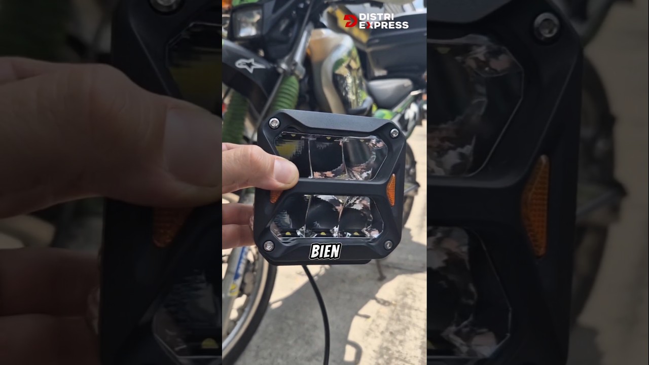 FAROS LED PARA MOTO IRON IR100. #autos #led  #motos #motovlog #motorcycle #honda #kawasaki #carros