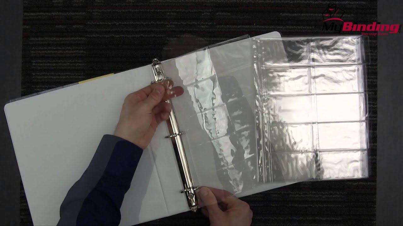 Avery Tabbed Business Card Pages Vinyl Demo