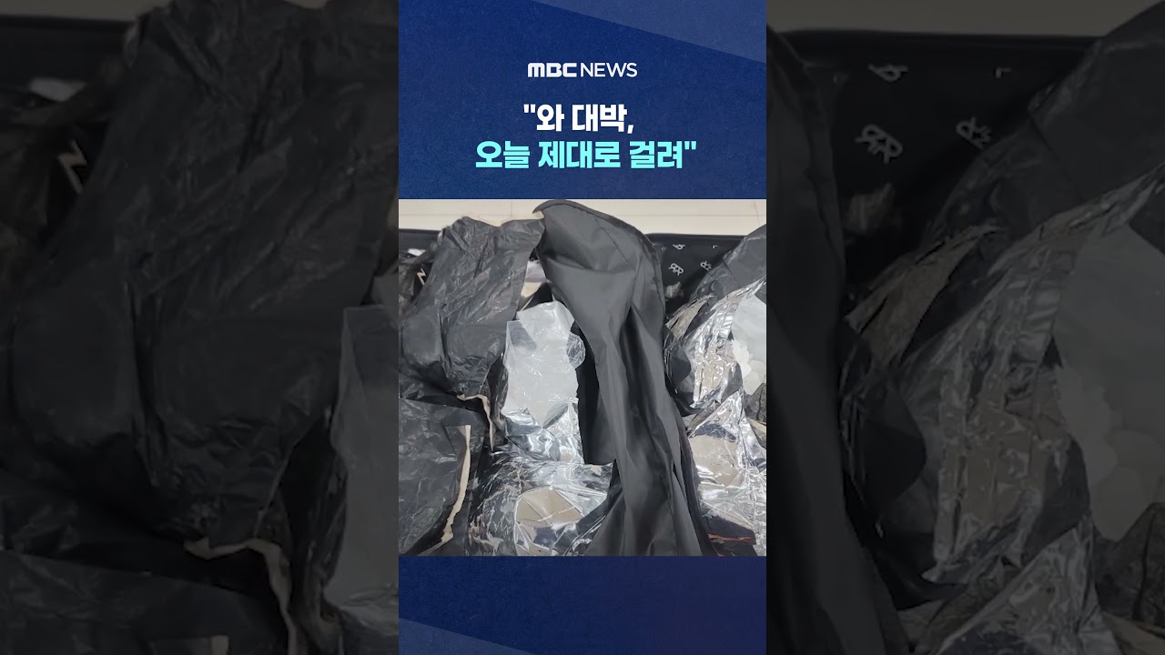 '보랏빛' 보자 난리난 세관 #Shorts (MBC뉴스)