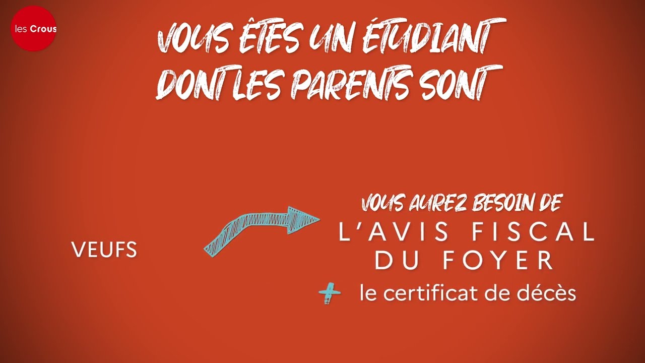 Bourse et logement Crous : les justificatifs &agrave; pr&eacute;parer