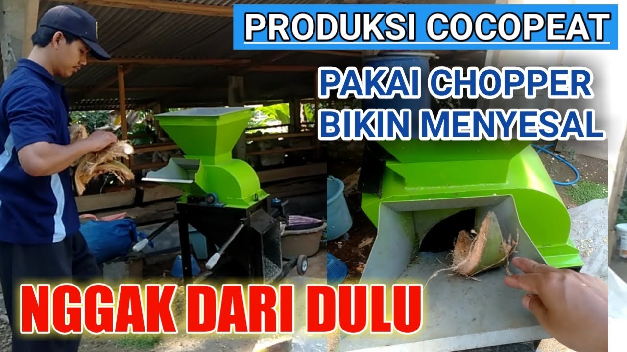 CARA TERMUDAH BIKIN COCOPEAT DAN COCOFIBER