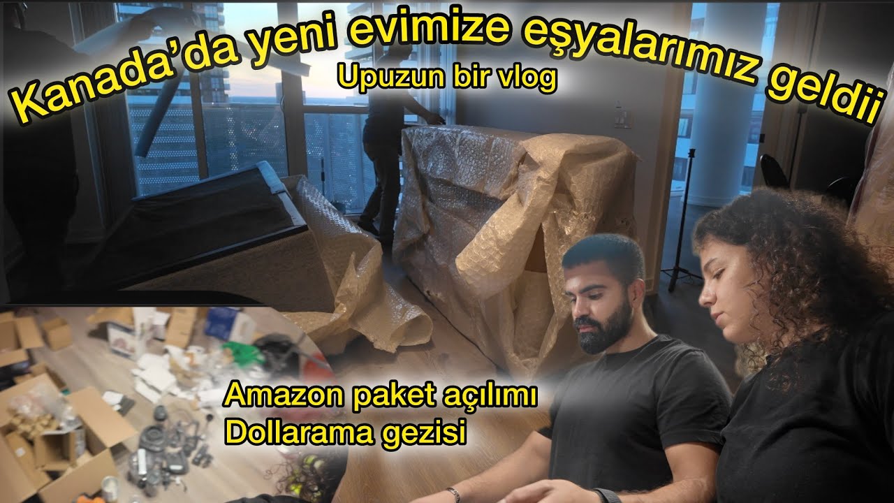 KANADA'da yeni ev eşyaları yerleştiriyoruz | EHLİYET SINAVI