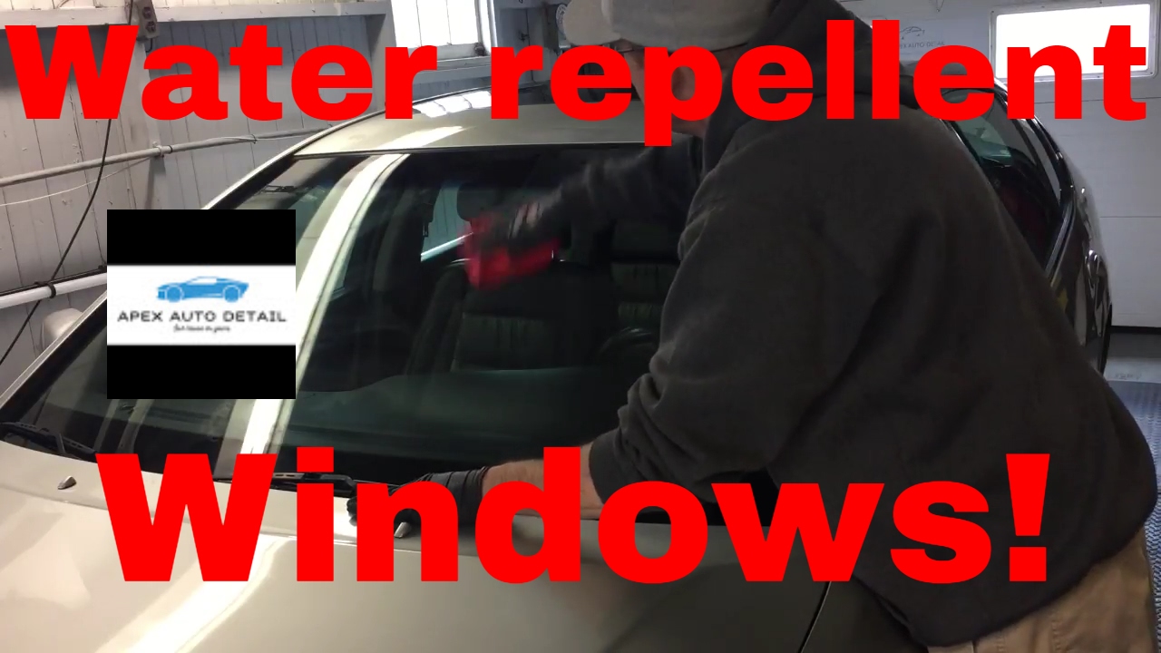 How to make your windows water repellent (Angelwax H2go is it better than Rain X?!)