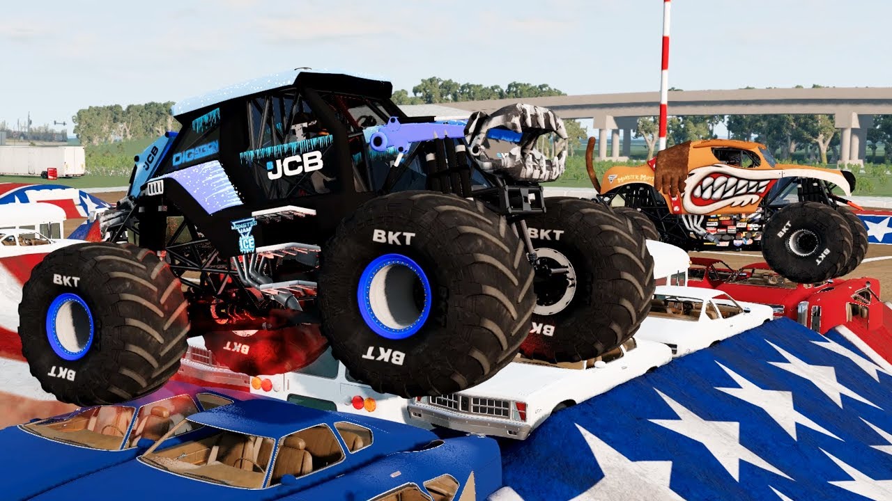 20 Truck Great American Bash V Racing - BeamNG.Drive Monster Jam