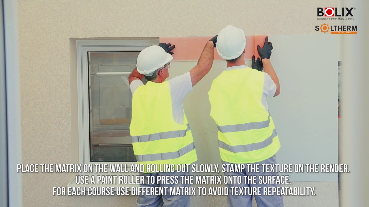 Soltherm Step by step application of Wood Effect