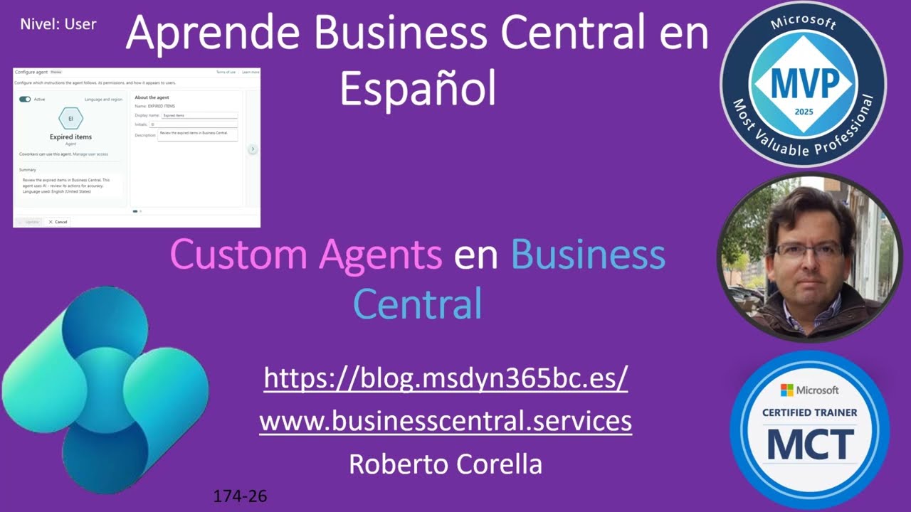 Crea tus Custom Agents en Business Central. Version para no makers