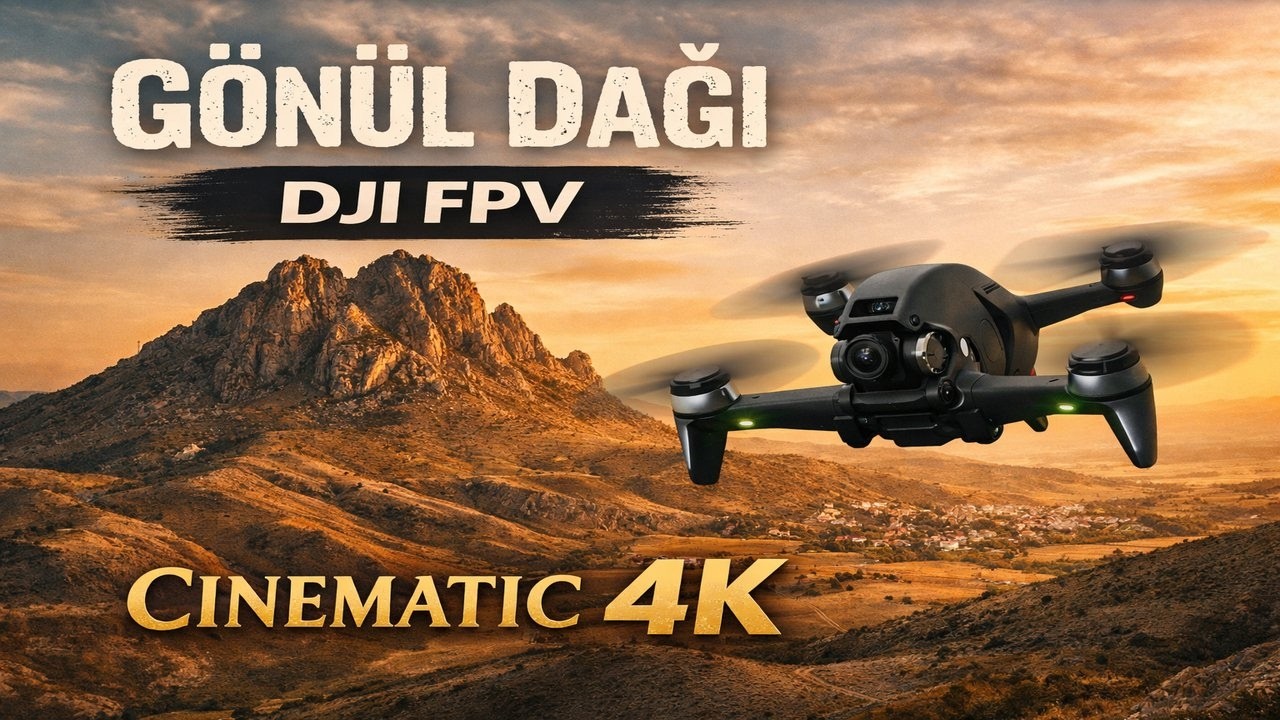Sivrihisar G&ouml;n&uuml;l Dağı | DJI FPV Cinematic Flight (4K)