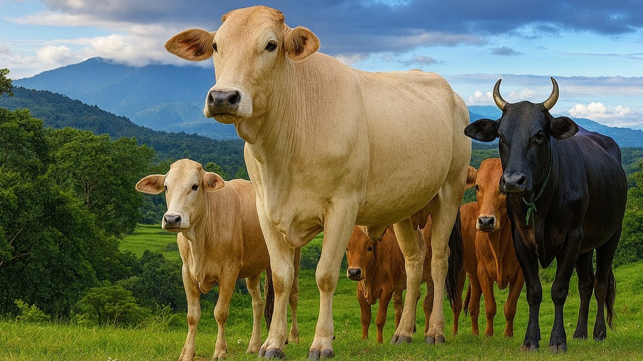 Aktivitas Sapi Lembu Dari ladang Pulang menuju kandang, Suara Sapi Moo, Sapi Lucu beramai-ramai