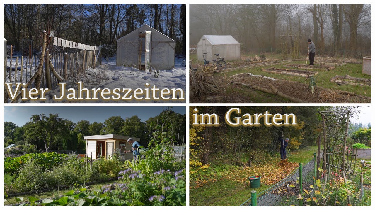Vier Jahreszeiten im Garten - Ruhe und Entspannung - Audio- visuelle Entspannung