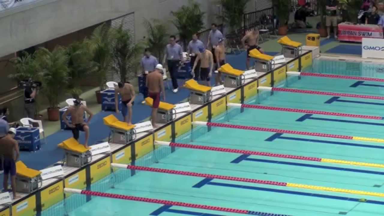 第90回日本選手権水泳競技大会男子50m自由形（塩浦慎理 21.88日本新）