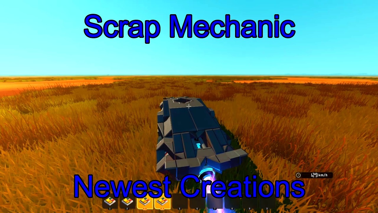 Scrap Mechanic Cool Vehicles: Rocket Assisted Car, SUV & Car with Trailer