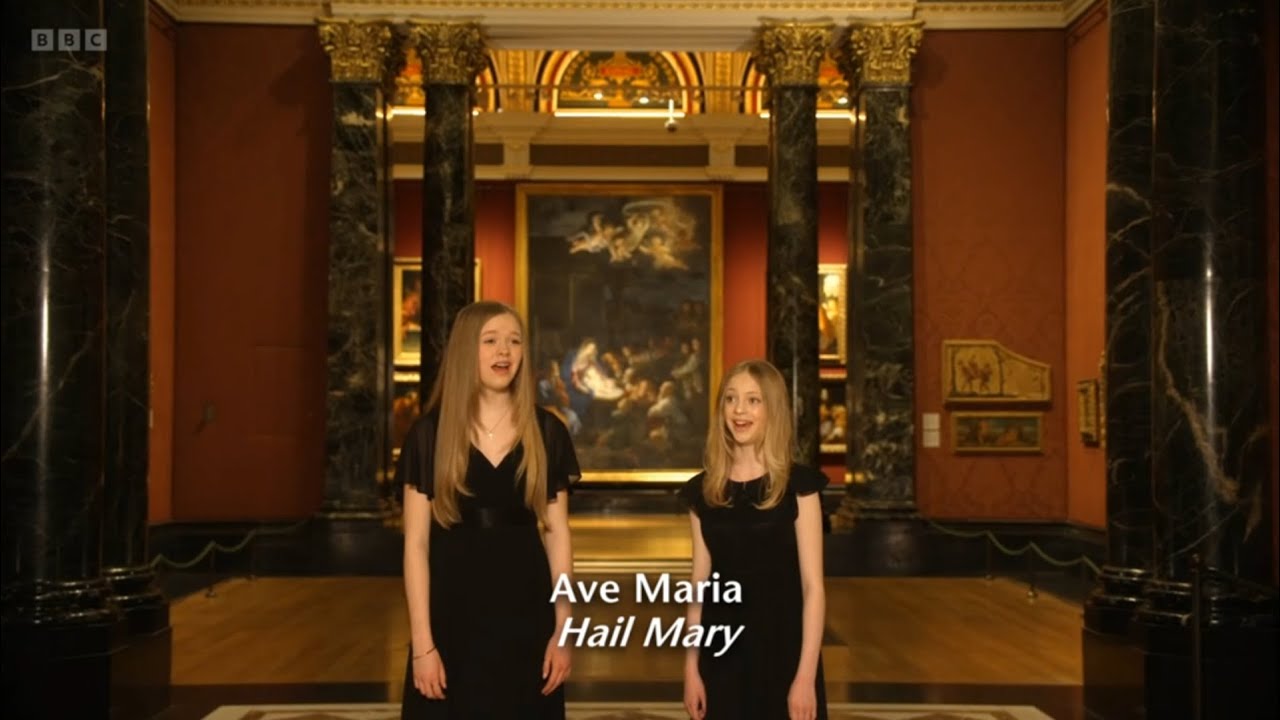 Belinda and Natalie, BBC Young Choristers of the Year 2023, perform Ave Maria