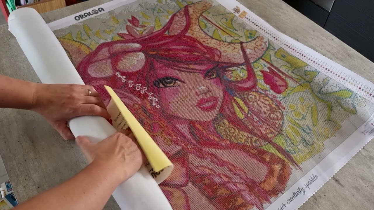 Diamond Painting Tour de mon stock @oraloa