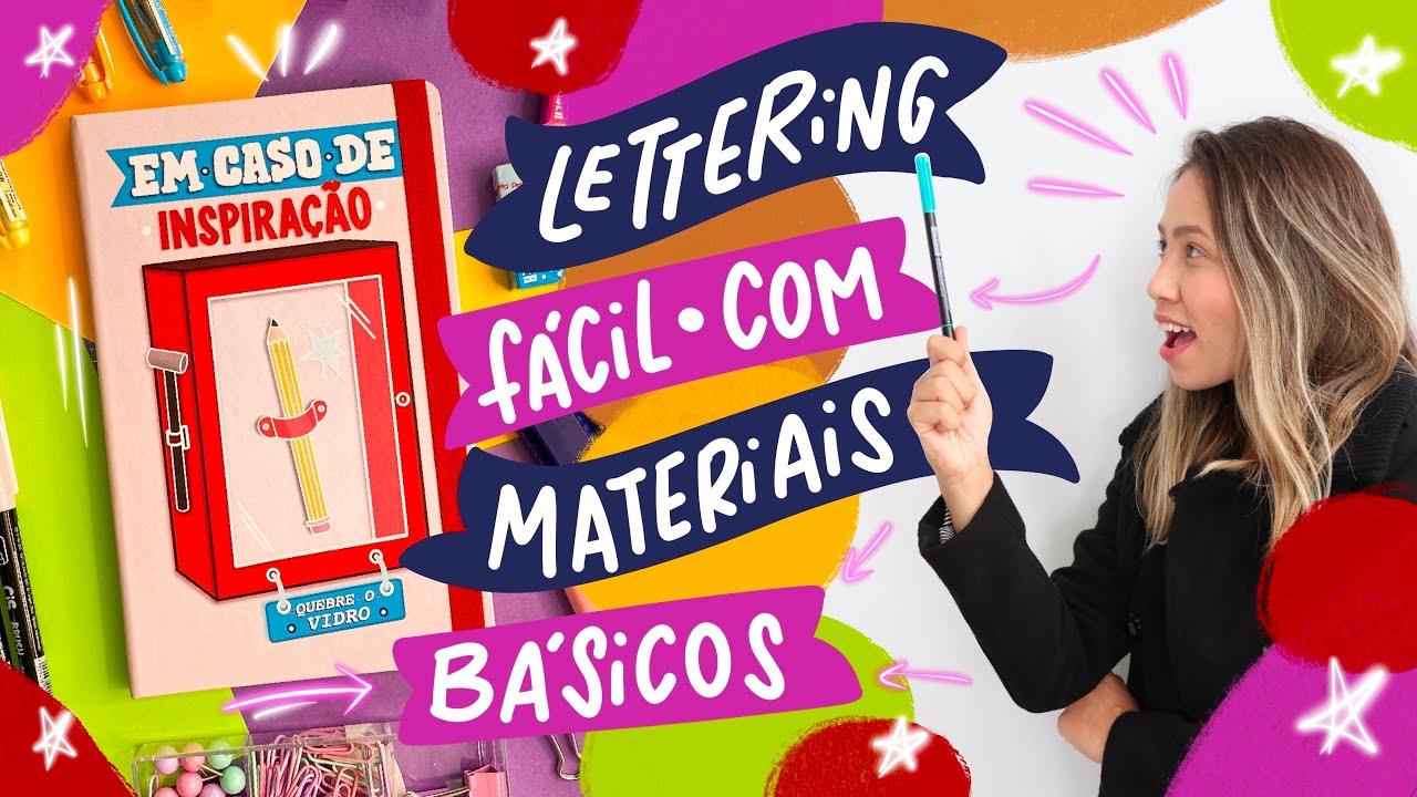 4 IDEIAS DE LETTERINGS E TÍTULOS FÁCEIS PARA INICIANTES | KAROL STEFANINI