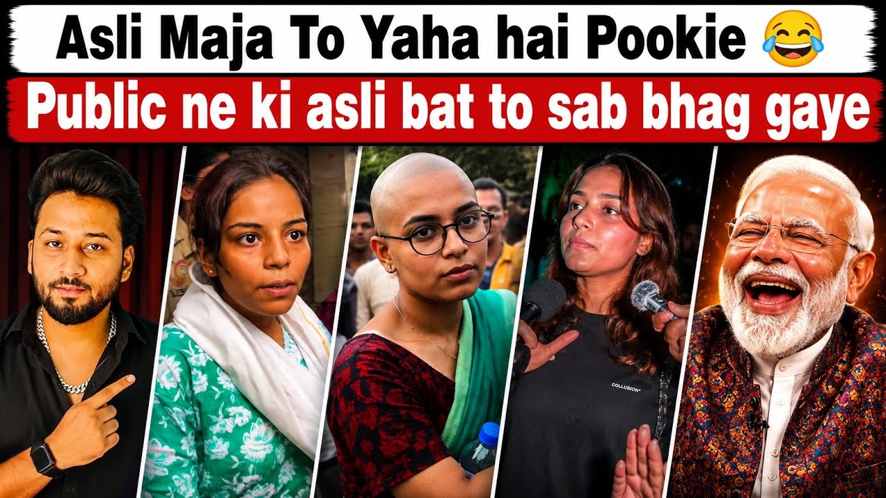 Public Ne Bol Di Aisi Baat 😂 | Pookie Modi Ji Funny Reaction | Modi Supporters Funny Interview |